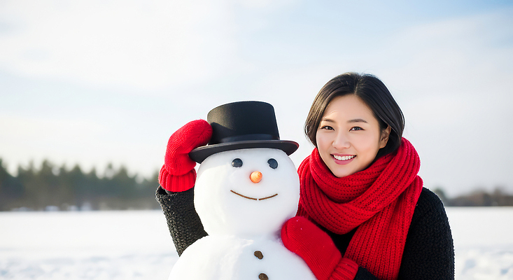 JPG 편집이미지 장갑 겨울 모션 눈사람 놀이 하늘 웃음 사람 야외 장식 여름 맑음 스카프 의료성형뷰티 편집실사 잡화 계절 날씨 표정 목도리 CG 파일형식