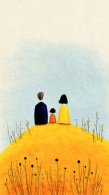 JPG 시선 행복 어린이 바다 일러스트 가족 자연 휴식 풍경 여름 부모 산책 시간 분위기 언덕 그림 관심 순간 국내일러스트 계절 감정 컨셉 관계 사람 생태계 파일형식