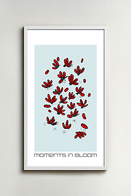 PSD 편집이미지 디자인 꽃 행복 예술 하늘색 백그라운드 자연 일상 장식 빨간색 방 앨범 그림 생동감 목업 흩어짐 이미지편집 식물 감정 컬러 컨셉 라이프 파란색 생태계 파일형식