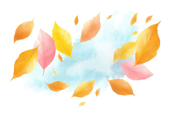 JPG 식물 계절 컬러 백그라운드 잎 일러스트 자연 생명 날리기 바람 나뭇잎 수채화 풍경 운동 변화 떨어짐 그림 청록색 국내일러스트 자연요소 컨셉 모션 날씨 건강 생태계 파일형식