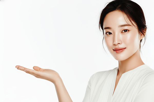 컬러 표정 사람 신체부위 전자제품 CG 파일형식 여자 손 카메라 미소 포즈 안내 얼굴 뷰티 모델 감정 편집실사 편집이미지 JPG 흰색 의료성형뷰티