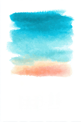 JPG 모양 예술 컬러 백그라운드 일러스트 상상 하늘 수채화 풍경 물 파란색 주황색 물감 작업 색칠 선택 그림 번짐 부드러움 창의성 수평선 국내일러스트 자연요소 컨셉 미술도구 감각 파일형식 효과