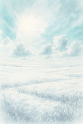 JPG 물결 겨울 일러스트 자연 하늘 날씨 그림자 풍경 초원 햇빛 설원 맑음 공간 기운 대기 막대기 시원함 예약 평야 국내일러스트 AI일러스트 AI콘텐츠 계절 눈_날씨 태양 생태계 파일형식