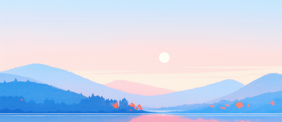 JPG 나무 명절 호수 컬러 일러스트 자연 하늘 아침 새해 산 풍경 물 반사 평화 일출 환경 일몰 저녁 숲 지평선 국내일러스트 AI일러스트 AI콘텐츠 주간 자연요소 식물 전통 기념일 컨셉 노을 야간 생태계 파일형식