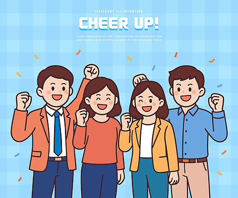 손 기념일 감정 백그라운드 일러스트 응원 웃음 이벤트 여러명 상반신 파란색 손들기 축제 원근감 축하 기운 표현 그룹 즐거움 국내일러스트 AI파일 뷰포인트 컬러 다수 컨셉 모션 표정 사람 신체부위 파일형식 벡터