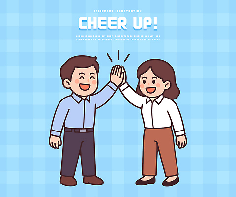 손 여자 남자 행복 감정 일러스트 협력 웃음 일상 친구 기쁨 만남 표현 즐거움 긍정 격려 소통 순간 상호작용 국내일러스트 AI파일 컨셉 관계 모션 표정 사람 라이프 신체부위 파일형식 벡터