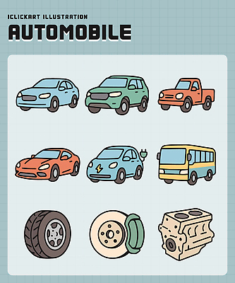 모양 디자인 도로 컬러 교통 일러스트 자동차 버스 기계 운전 트럭 부속품 브레이크 타이어 스포츠카 엔진 소형차 전기자동차 차량점검 국내일러스트 AI파일 길 육상교통 교통시설 모션 승용차 대중교통 오브젝트 점검 파일형식 벡터