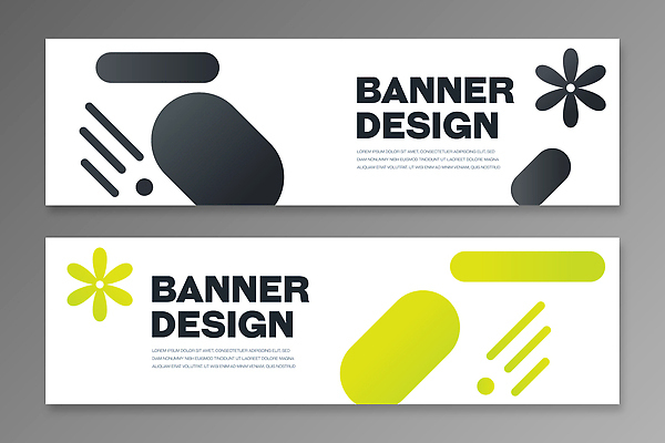 도형 템플릿 디자인 배너 배너템플릿 컬러 텍스트 기술 창조 그래픽 표현 배열 프로젝트 배너세트 AI파일 세트 파일형식 벡터