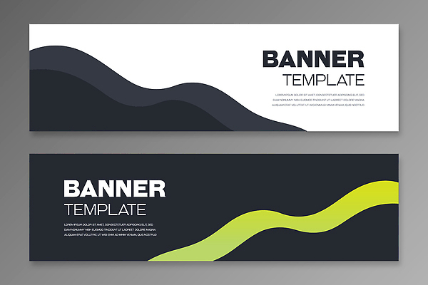 모양 템플릿 디자인 배너 배너템플릿 컬러 백그라운드 곡선 흑백 그래픽 회색 알림 모던 마케팅 웹디자인 배너세트 AI파일 선 촬영기법 세트 파일형식 벡터