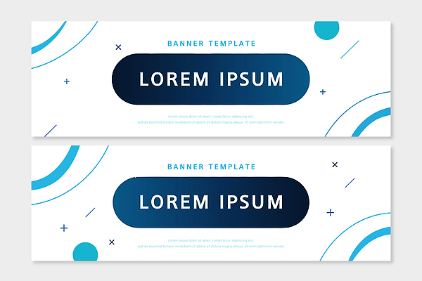 모양 템플릿 디자인 배너 배너템플릿 백그라운드 텍스트 추상 그래픽 파란색 흰색 중앙 남색 배열 나란히 예시 배너세트 AI파일 컬러 무늬 세트 파일형식 벡터