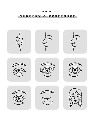 모양 디자인 일러스트 의학 기술 뷰티 수술 변화 성형수술 코 시술 순서 국내일러스트 AI파일 컨셉 신체부위 치료 파일형식 벡터