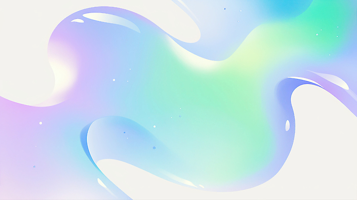 JPG 모양 디자인 예술 컬러 배경화면 백그라운드 패턴 곡선 일러스트 미술 그래픽 보라색 흐름 변화 혼합 오브젝트 웨이브 부드러움 그라데이션 조화 민트색 밝은색 색채 유체 국내일러스트 AI일러스트 AI콘텐츠 선 컨셉 무늬 문화예술 감각 파일형식