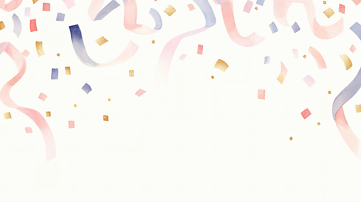 JPG 디자인 기념일 리본 예술 분홍색 백그라운드 일러스트 추상 수채화 이벤트 장식 파란색 파티 축제 금색 흰색 축하 생일 그림 질감 꽃가루 국내일러스트 컬러 컨셉 무늬 가루 파일형식