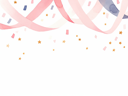 JPG 디자인 별 리본 분홍색 백그라운드 패턴 일러스트 하늘 수채화 미술 장식 파티 귀여움 축제 축하 생일 떨어짐 그림 질감 꽃가루 국내일러스트 자연요소 기념일 컬러 컨셉 무늬 문화예술 이벤트 가루 파일형식