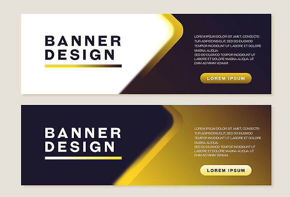 템플릿 디자인 배너 배너템플릿 백그라운드 디지털 웹 어둠 금색 흰색 알림 레이아웃 온라인 마케팅 소셜미디어 배너세트 AI파일 컬러 인터넷 세트 파일형식 벡터