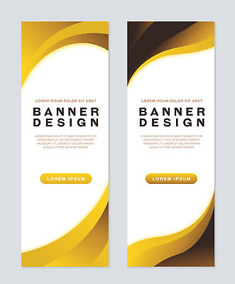 모양 템플릿 디자인 배너 배너템플릿 백그라운드 곡선 추상 세로 검은색 금색 흰색 알림 레이아웃 마케팅 배너세트 AI파일 선 컬러 무늬 세트 파일형식 벡터