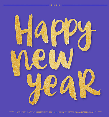 PSD 문자 디자인 백그라운드 일러스트 캘리그라피 텍스트 새해 기념 이벤트 장식 파티 보라색 축제 금색 축하 인사 황금 시작 해피뉴이어 연말 연초 국내일러스트 컬러 컨셉 새해인사 예절 파일형식