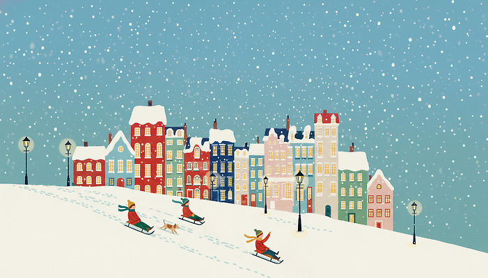 PSD 나무 동물 컬러 겨울 일러스트 모션 하늘 스키 겨울스포츠 조명 거리 사람 풍경 건물 마을 빈티지 놀이터 언덕 즐거움 샛길 스키타기 국내일러스트 식물 건축물 계절 감정 길 스포츠 컨셉 놀이 파일형식