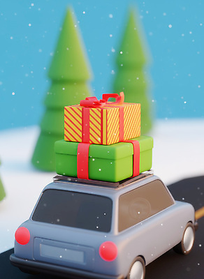 JPG 나무 편집이미지 도로 여행 백그라운드 겨울 하늘 선물 장식 상자 기쁨 운전 휴일 즐거움 이미지편집 AI컴퓨터그래픽 AI콘텐츠 식물 계절 감정 길 교통시설 모션 파일형식