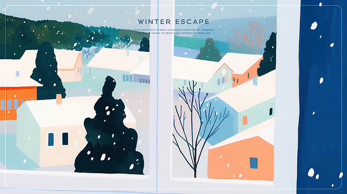 PSD 나무 컬러 설경 겨울 일러스트 창문 자연 하늘 바람 산 거리 주택 따뜻함 풍경 야외 일상 마을 소리 시간 차가움 국내일러스트 자연요소 식물 계절 날씨 건물 라이프 생태계 파일형식