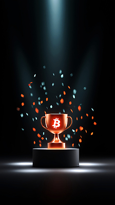 JPG 편집이미지 백그라운드 성공 조명 기념 기술 장식 어둠 무대 떨어짐 트로피 투자 색종이 가상화폐 이미지편집 종이 컨셉 돈 비즈니스 상_우승 파일형식