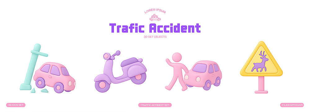 PSD 편집이미지 남자 도로 교통 이동 생각 모션 자동차 스쿠터 도시 표지판 교통사고 오브젝트 교통안전 편집3D 길 육상교통 컨셉 교통시설 알림판 안전 사람 3D 오토바이 사건 파일형식