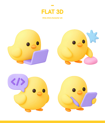 PSD 편집이미지 캐릭터 모션 3D캐릭터 병아리 대화 웃음 노트북 스마트폰 컴퓨터 노란색 귀여움 블록 아기 작업 즐거움 프로그램 편집3D 감정 컬러 컨셉 조류 표정 말하기 사람 전자제품 핸드폰 스마트기기 3D 파일형식