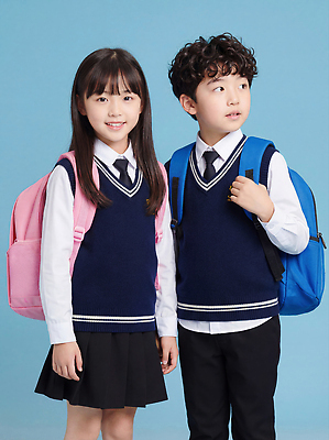 학생 잡화 옷 여자 교육 남자 어린이 컬러 관계 사람 라이프 CG 파일형식 학교 교복 소년 소녀 가방 파란색 분홍색 친구 초등학생 일상 모션 편집실사 JPG 편집이미지 의료성형뷰티