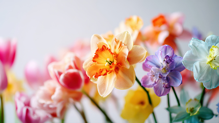 JPG 식물 편집이미지 꽃 화분 컬러 자연 생명 실내 종류 장식 봄 성장 향기 조화 뷰티풀 알록달록 편집실사 AI포토 AI콘텐츠 계절 내부 컬러풀 CG 생태계 냄새 파일형식