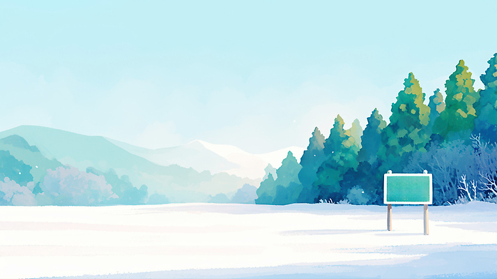JPG 나무 계절 백그라운드 설경 겨울 일러스트 자연 하늘 날씨 산 간판 풍경 초원 파란색 환경 흰색 지역 찍기 평야 국내일러스트 AI일러스트 AI콘텐츠 식물 컬러 모션 생태계 파일형식