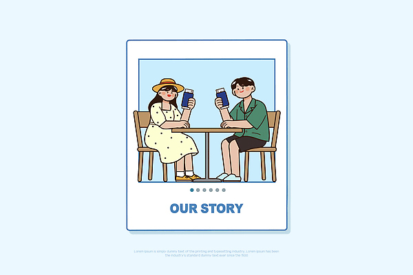 옷 계절 감정 가구 컨셉 관계 말하기 사람 라이프 파란색 핸드폰 스마트기기 상점 감각 폴라로이드 파일형식 벡터 카페 대화 스마트폰 남자 여자 탁자 커뮤니케이션 편안함 이야기 소통 친구 만남 여름 캐주얼 의자 음료 일상 즐거움 분위기 국내일러스트 AI파일 일러스트 스토리 폴라로이드사진 추억 하늘색