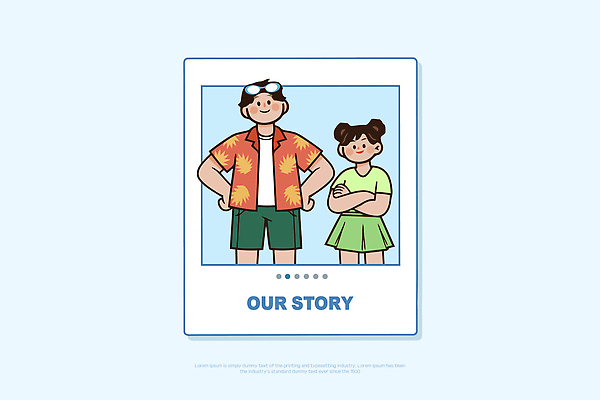 옷 행복 바다 여행 하늘색 일러스트 모션 휴가 표정 이야기 웃음 두명 여름 파란색 친구 카메라 미국 추억 즐거움 주말 폴라로이드사진 스토리 놀기 국내일러스트 AI파일 계절 감정 컬러 컨셉 북아메리카 관계 사람 전자제품 폴라로이드 파일형식 벡터