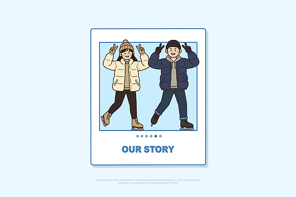 하늘색 겨울 일러스트 손가락 모션 놀이 겨울스포츠 함께함 아웃도어 이야기 웃음 두명 친구 소풍 만남 추위 스케이트 추억 즐거움 폴라로이드사진 스토리 스케이트장 방한복 국내일러스트 AI파일 손 옷 계절 감정 스포츠용품 스포츠 컨셉 스포츠시설 관계 표정 사람 파란색 야외활동 폴라로이드 파일형식 벡터