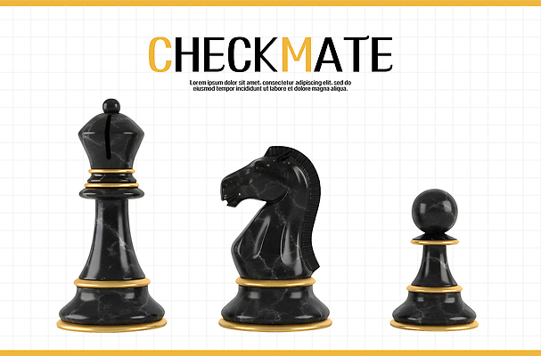 PSD 편집이미지 놀이 검은색 게임 우승 말_게임 체스말 체스 규칙 전략 대국 상대 승부 편집3D 컬러 3D 최고 파일형식