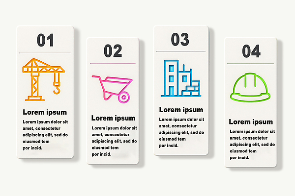 PSD 편집이미지 디자인 건축 표시 건설업 설명 안전 건물 그래픽 자료 수레 인포그래픽 작업 기중기 단계 순서 이미지편집 건축물 산업 모션 카트 중장비 파일형식