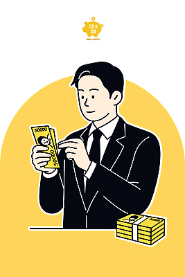 남자 백그라운드 돈 일러스트 비즈니스 탁자 직장 금융 경제 주황색 거래 변화 재산 소비 돈다발 집중 수익 가치 세기 국내일러스트 AI파일 컬러 가구 컨셉 회사 모션 사람 파일형식 벡터