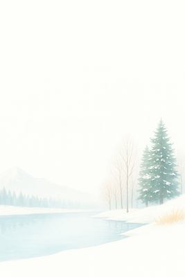 JPG 나무 계절 호수 겨울 일러스트 자연 바람 날씨 산 풍경 물 강 환경 흐름 흰색 시골 숲 조용 지역 국내일러스트 자연요소 식물 컬러 컨셉 생태계 파일형식