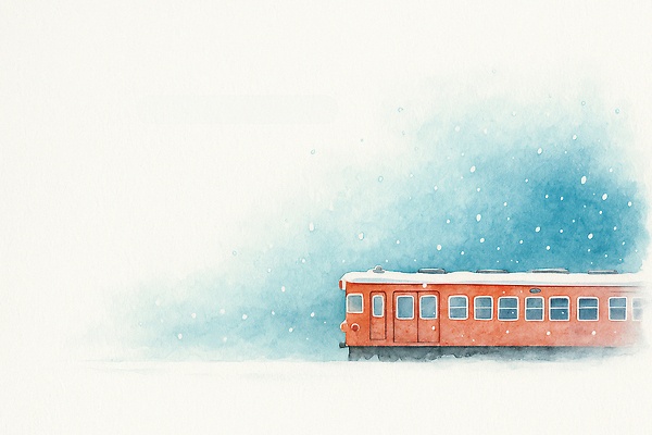 계절 산업 육상교통 컨셉 모션 대중교통 생태계 파일형식 기차 겨울 풍경 하늘 땅 지나가기 사람 시설 교통 여행 날씨 환경 대기 자연 컬러 운송업 이동 시간 일러스트 국내일러스트 JPG