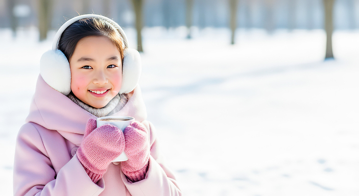 JPG 나무 편집이미지 손 음료 어린이 겨울 자연 따뜻함 웃음 소녀 설원 눈 숲 즐거움 외출 의료성형뷰티 편집실사 자연요소 식물 계절 여자 감정 날씨 눈_날씨 표정 사람 신체부위 CG 생태계 파일형식