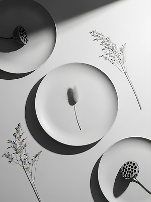 JPG 식물 편집이미지 접시 디자인 연꽃 그림자 씨앗 촬영 흰색 잡초 배열 오브젝트 그림 장면 정리 편집실사 AI포토 AI콘텐츠 식기 꽃 컬러 CG 파일형식