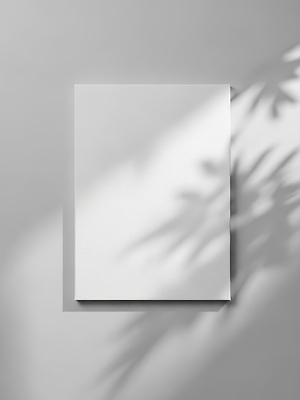 JPG 편집이미지 디자인 예술 벽 백그라운드 잎 그림자 미술 빛 인테리어 공간 흰색 오브젝트 모던 캔버스 단순화된 편집실사 AI포토 AI콘텐츠 식물 컬러 문화예술 CG 파일형식