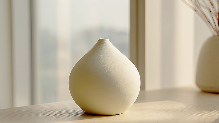 JPG 모양 편집이미지 디자인 생활용품 재료 주택 장식 빛 인테리어 꽃병 도자기 창가 오브젝트 세련 편집실사 클라우드댄서 꽃 창문 건물 CG 파일형식 트렌드컬러 2026트렌드