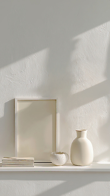 JPG 편집이미지 그릇 디자인 액자 그림자 장식 빛 인테리어 꽃병 공간 시간 오브젝트 모던 단순화된 편집실사 클라우드댄서 식기 꽃 CG 파일형식 트렌드컬러 2026트렌드