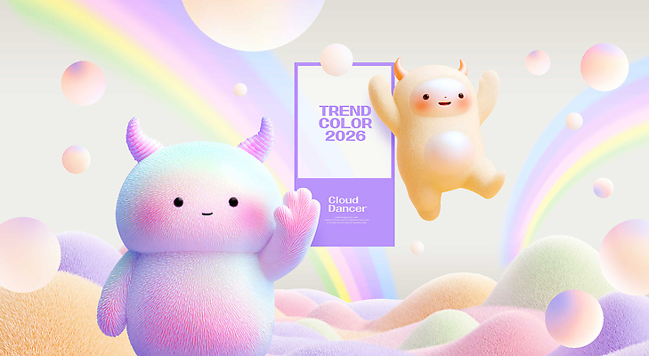 PSD 편집이미지 캐릭터 손 컬러 백그라운드 표정 유행 댄서 다양 춤 발표 장면 이미지편집 클라우드댄서 직업 다수 문화예술 신체부위 파일형식 트렌드컬러 2026트렌드