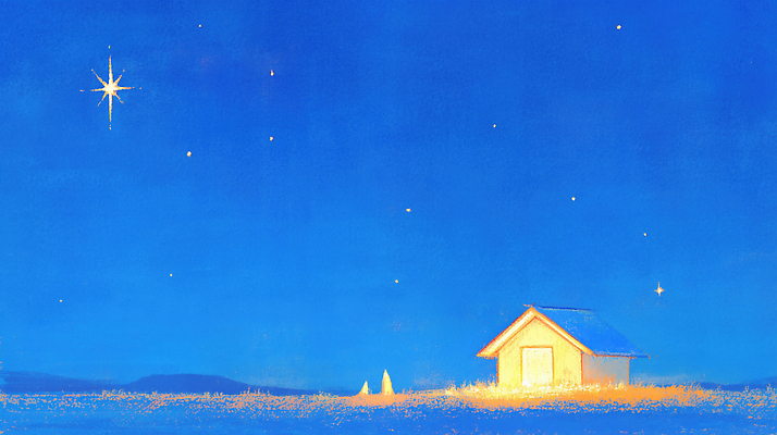 자연요소 계절 기념일 별 종교 문화예술 건물 라이프 빛 생태계 파일형식 AI콘텐츠 주택 하늘 자연 별빛 창문 지붕 그림 미술 야외 일상 JPG 일러스트 국내일러스트 크리스마스 기독교 겨울 AI일러스트