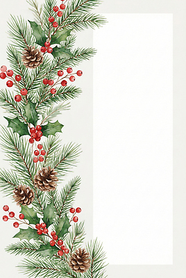 식물 계절 기념일 잎 문화예술 공휴일 공백 생태계 파일형식 AI콘텐츠 크리스마스 장식 솔잎 솔방울 나무 겨울 자연 축제 준비 미술 연휴 전통 그림 디자인 JPG 일러스트 국내일러스트 카피스페이스 백그라운드 프레임 AI일러스트