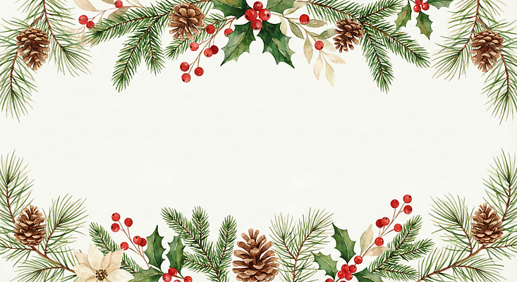 나무 식물 계절 기념일 채소 공백 생태계 파일형식 AI콘텐츠 겨울 소나무 백그라운드 솔방울 열매 장식 잎 가지 자연 크리스마스 풍경 컬러 테두리 화초 수목 과일 JPG 일러스트 국내일러스트 카피스페이스 프레임 AI일러스트