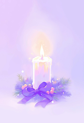 JPG 전통 기념일 리본 기독교 백그라운드 크리스마스 겨울 일러스트 촛불 휴식 조명 새해 생활 장식 축제 분위기 순서 연말 국내일러스트 AI일러스트 AI콘텐츠 계절 종교 컨셉 초 이벤트 파일형식