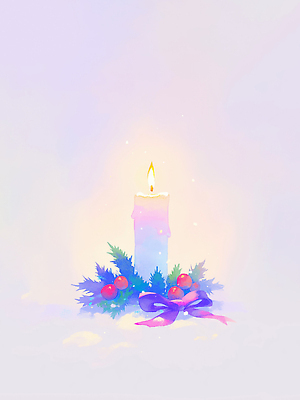 JPG 식물 감정 기독교 컬러 백그라운드 크리스마스 겨울 일러스트 초 촛불 조명 주택 따뜻함 사랑 일상 장식 빨간색 초록색 빛 신선 분위기 국내일러스트 AI일러스트 AI콘텐츠 계절 기념일 종교 컨셉 건물 라이프 파일형식