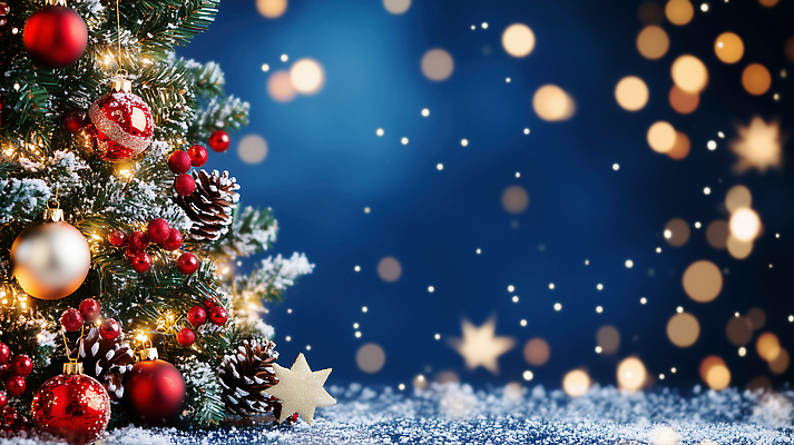 식물 편집이미지 계절 기념일 컬러 크리스마스 파일형식 AI콘텐츠 크리스마스트리 장식 빛 심플 백그라운드 겨울 축제 오브젝트 나무 빨간색 금색 JPG 이미지편집 AI컴퓨터그래픽